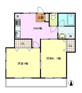 プレイス【1階】の間取り