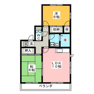 メゾンK【1階】の間取り