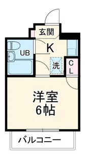 キャピタル壱番館【2階】の間取り