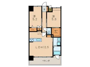 リブラ ブライト【11階】の間取り
