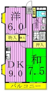 ルミエールテルメ【3階】の間取り