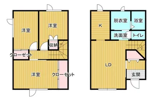 ケントタウン【1階】の間取り