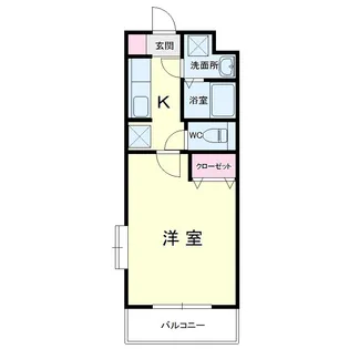 Cynthia山下(シンシアヤマシタ)【1階】の間取り