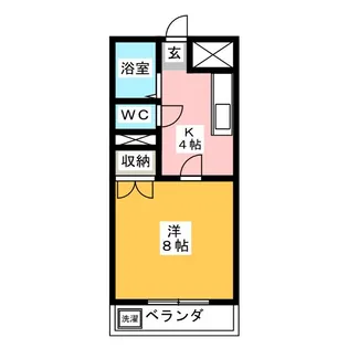 ユニオンハイツ【4階】の間取り
