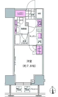 プレジリア東日本橋【9階】の間取り