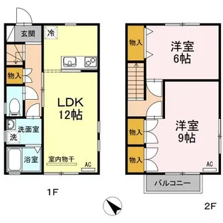 カーサ石原瀬 III【2階】の間取り