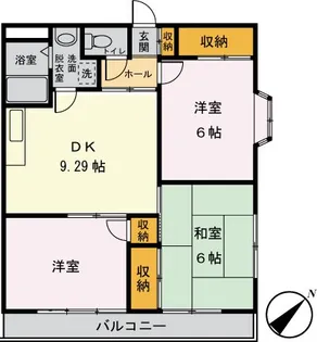 ハイラークカトウ【4階】の間取り