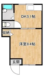 シルバー鷹【1階】の間取り