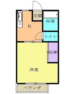 コーポマリンパーク【1階】の間取り