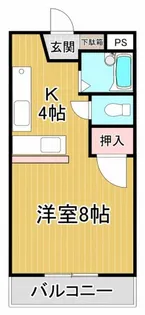 オーシャン梅満【3階】の間取り