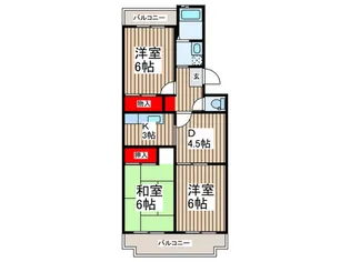 パークヒル航空公園II【5階】の間取り