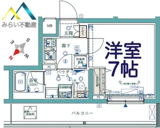 ARCOBALENO KIKUNA【3階】の間取り