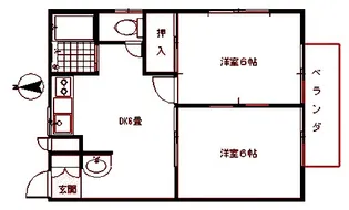 ピアカネコ【2階】の間取り