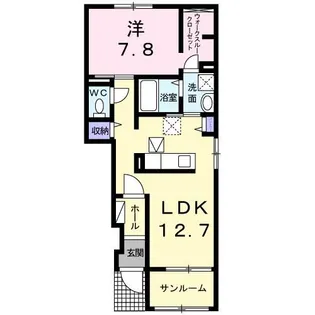 アステルコート【1階】の間取り