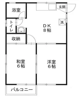 リシェス小園【2階】の間取り