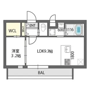 GrandPaseo north【5階】の間取り