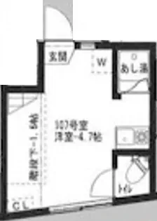 アーバンプレイス中野コア【1階】の間取り