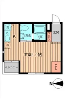 NERV西早稲田【1階】の間取り