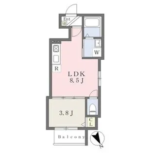 カーサ新守山【2階】の間取り