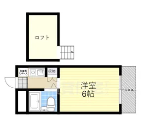 シティパレスJR郡山駅前【2階】の間取り