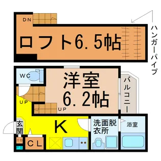 K’sGarden栄生II【2階】の間取り
