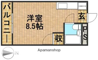 グレイス第2マンション【4階】の間取り