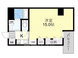 パレス東洋豊里2号館【3階】の間取り