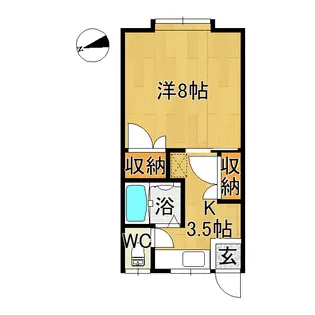 レジデンス中野【2階】の間取り
