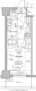 ディアレイシャス泉【6階】の間取り