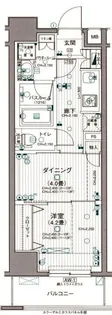 日神デュオステージ浅草三筋【11階】の間取り
