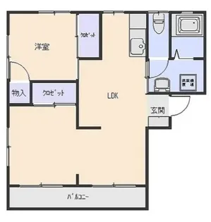 エルシオン【1階】の間取り