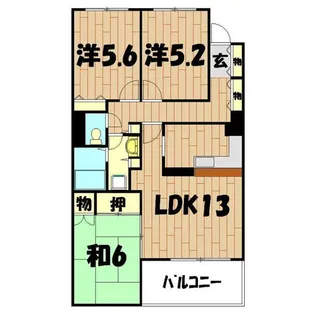 アークヒルズ山太【4階】の間取り