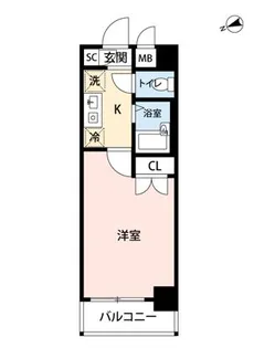 プライマル西船橋【4階】の間取り
