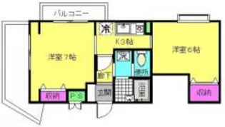クレストコート上祖師谷【2階】の間取り
