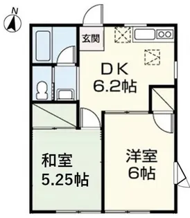 サンモールド【2階】の間取り