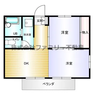 コグチB【2階】の間取り