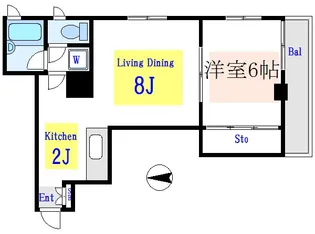 メゾンヴェルデ【4階】の間取り