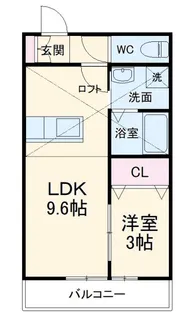ベルコリーヌ【1階】の間取り