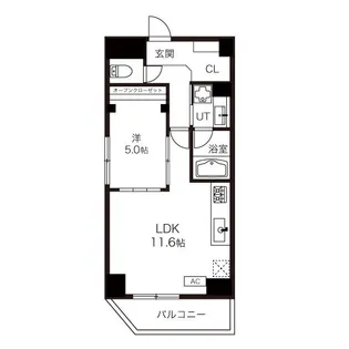 DELCCS菊川【3階】の間取り