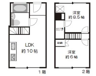 代官山コーポラス1の間取り