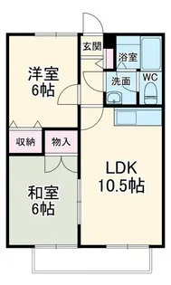 ゴールドハイツ窪田【1階】の間取り
