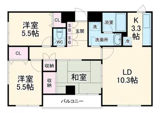 ロイヤルシャトー船橋【2階】の間取り