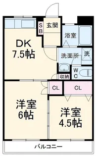 FELIA西習志野【4階】の間取り