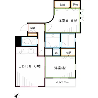 コリドー【2階】の間取り