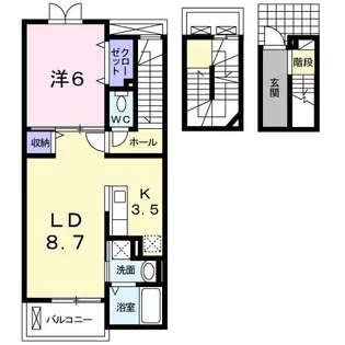 サチレジデンス【3階】の間取り