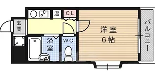 香川ハイツ御影イースト【6階】の間取り