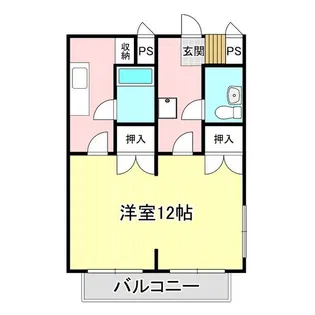 コーポ前田 A棟【1階】の間取り