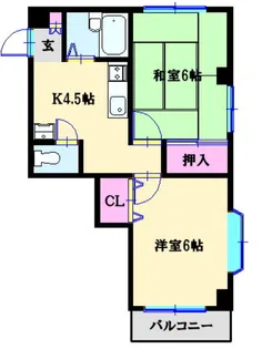 片山ビル【2階】の間取り