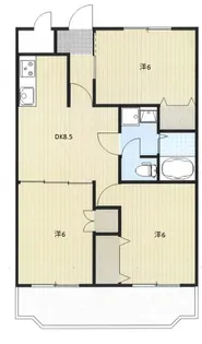 グランドハイム桃園【3階】の間取り