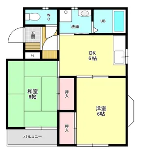 ヴィラフェニックス【3階】の間取り